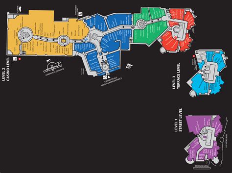 caesars forum shops map